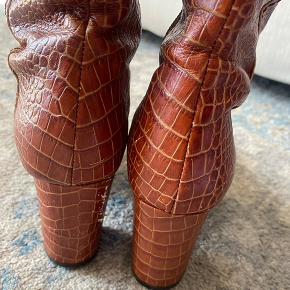 Aquatalia Florina Over The Knee Boot In Brown - Picture 8 of 9